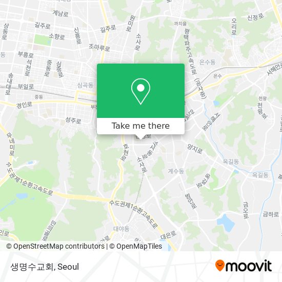 생명수교회 map