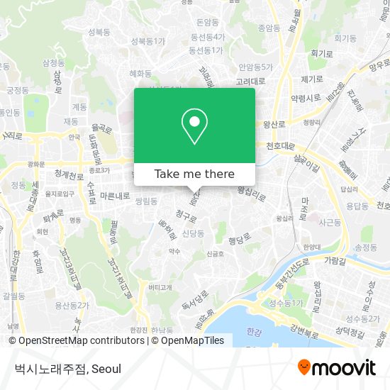 벅시노래주점 map