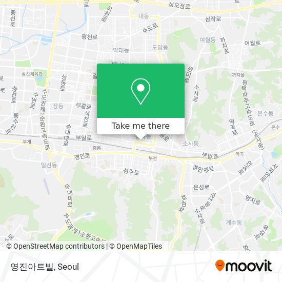 영진아트빌 map