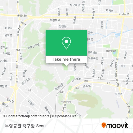부영공원 축구장 map