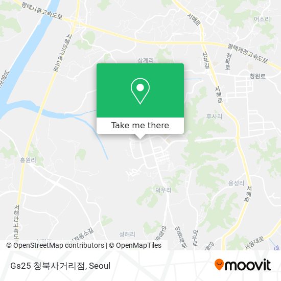 Gs25 청북사거리점 map