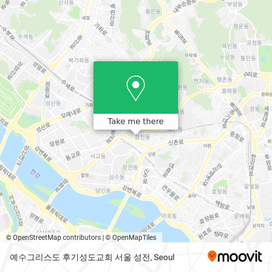 예수그리스도 후기성도교회 서울 성전 map