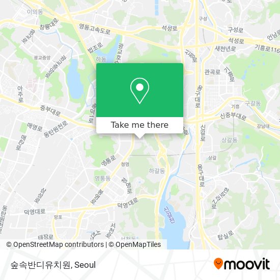 숲속반디유치원 map