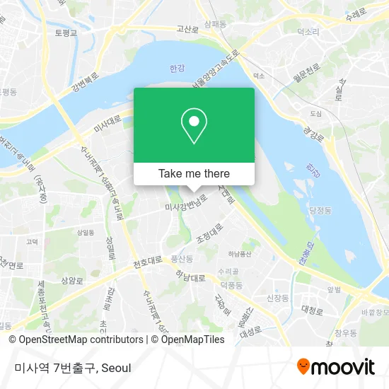 미사역 7번출구 map