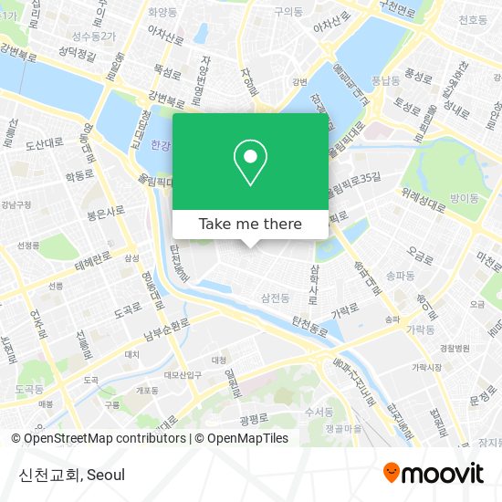 신천교회 map