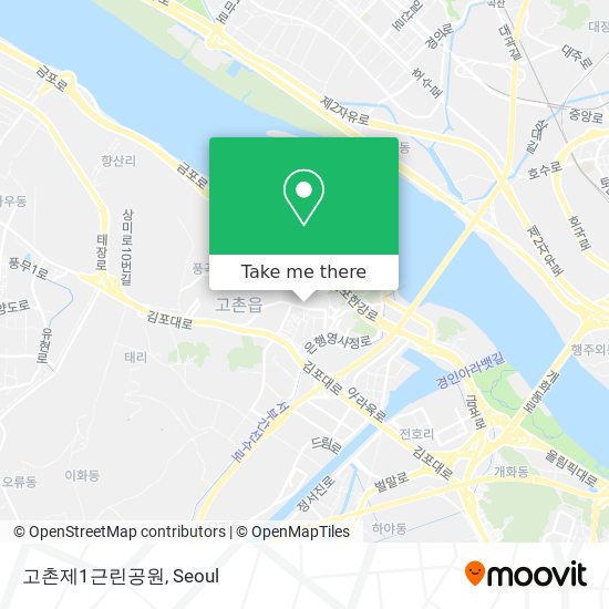 고촌제1근린공원 map