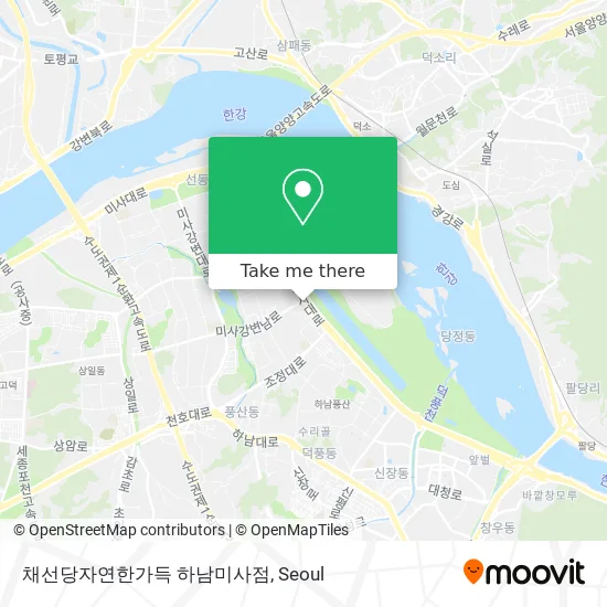 채선당자연한가득 하남미사점 map