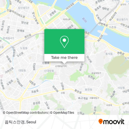 옵틱스안경 map