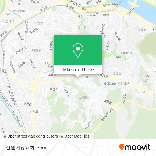 신원예닮교회 map