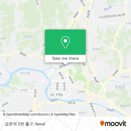 금촌역 2번 출구 map