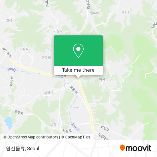 원진물류 map