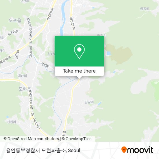 용인동부경찰서 모현파출소 map