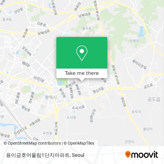 용이금호어울림1단지아파트 map