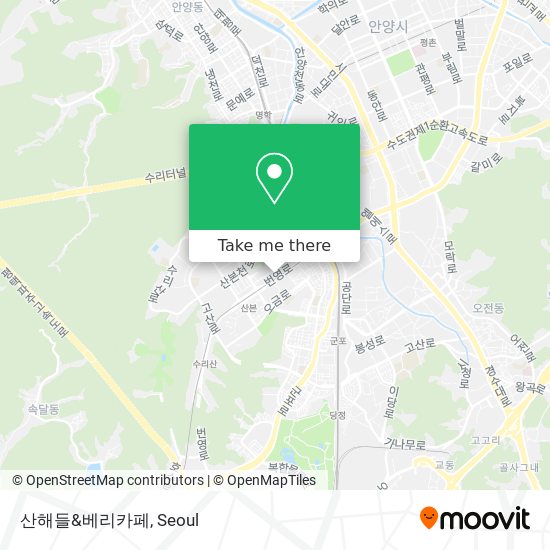 산해들&베리카페 map