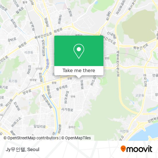 Jy무인텔 map