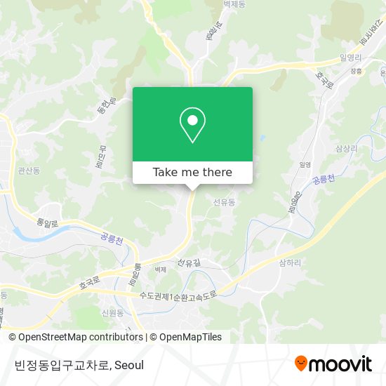 빈정동입구교차로 map