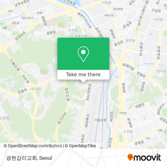 광현감리교회 map