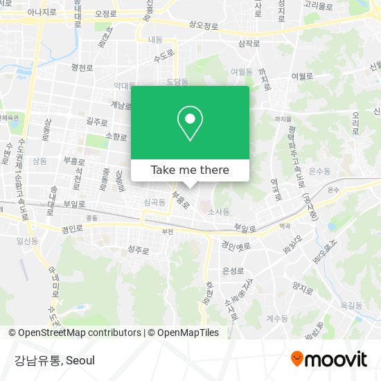 강남유통 map