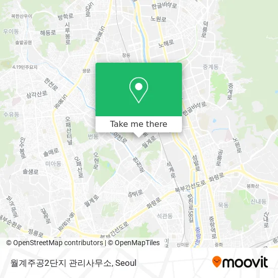 월계주공2단지 관리사무소 map