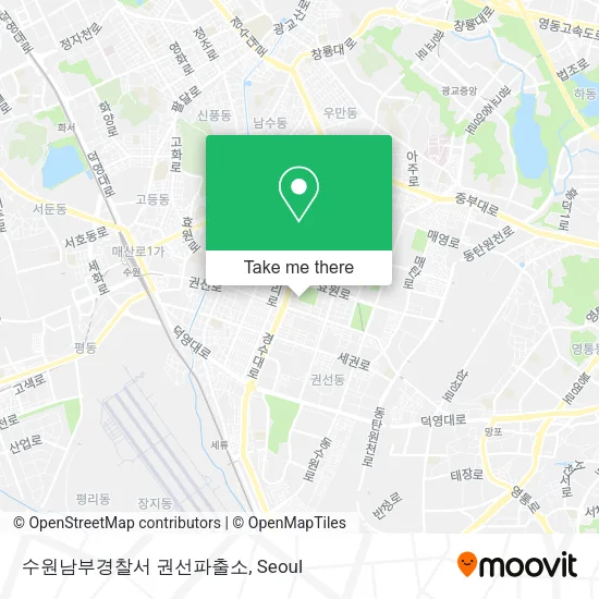 수원남부경찰서 권선파출소 map