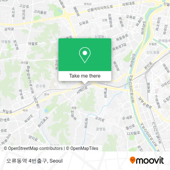 오류동역 4번출구 map
