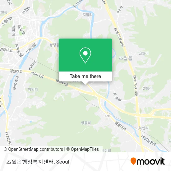 초월읍행정복지센터 map