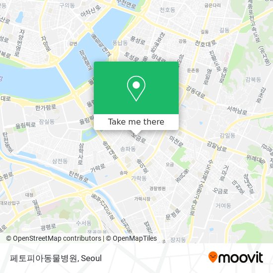 페토피아동물병원 map