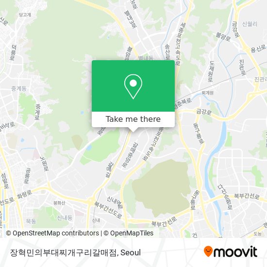 장혁민의부대찌개구리갈매점 map
