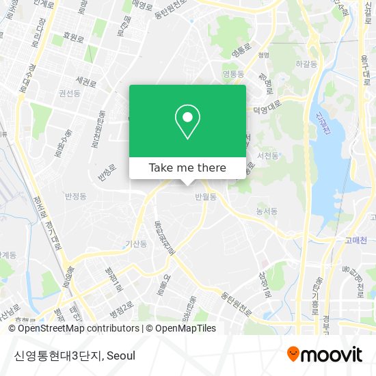 신영통현대3단지 map