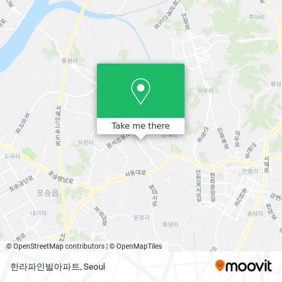 한라파인빌아파트 map