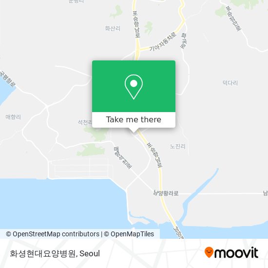 화셩현대요양병원 map