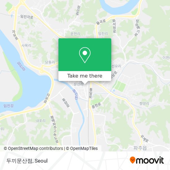 두끼문산점 map