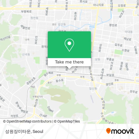 성원장미타운 map