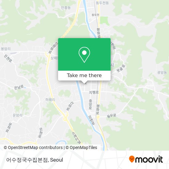 어수정국수집본점 map