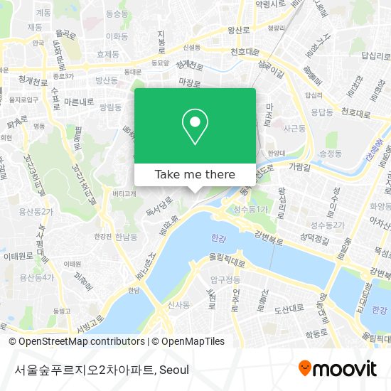 서울숲푸르지오2차아파트 map