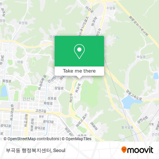 부곡동 행정복지센터 map