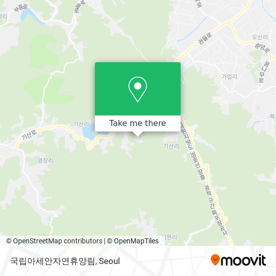 국립아세안자연휴양림 map