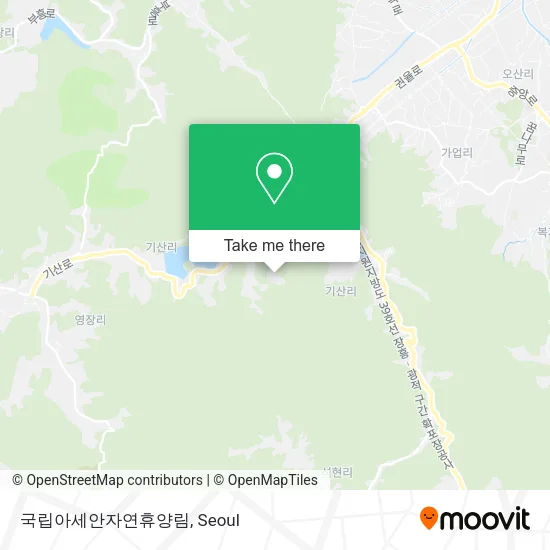 국립아세안자연휴양림 map