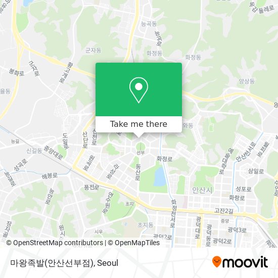 마왕족발(안산선부점) map