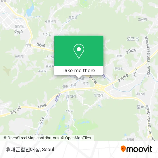 휴대폰할인매장 map