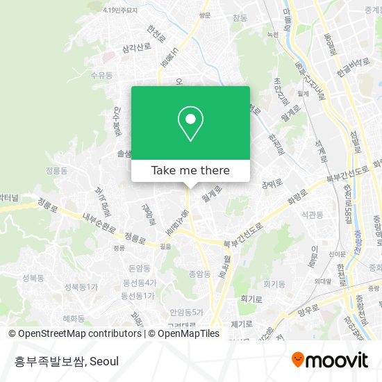 흥부족발보쌈 map