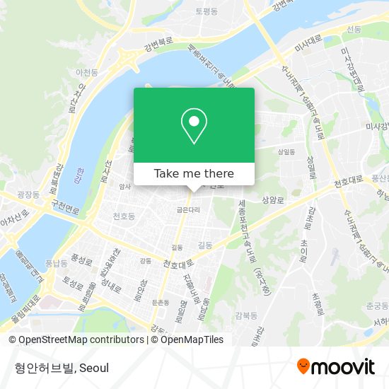 형안허브빌 map