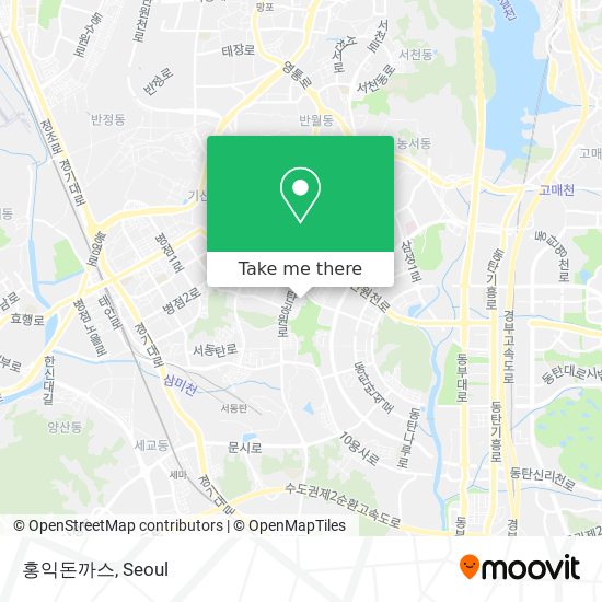 홍익돈까스 map