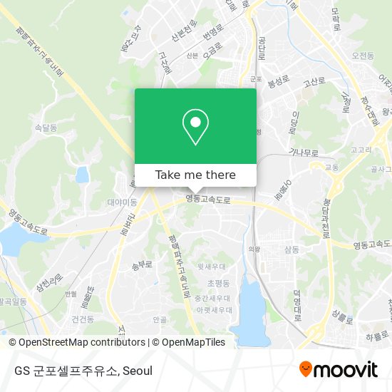 GS 군포셀프주유소 map