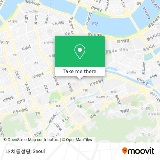 대치동성당 map