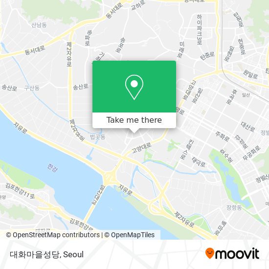 대화마을성당 map