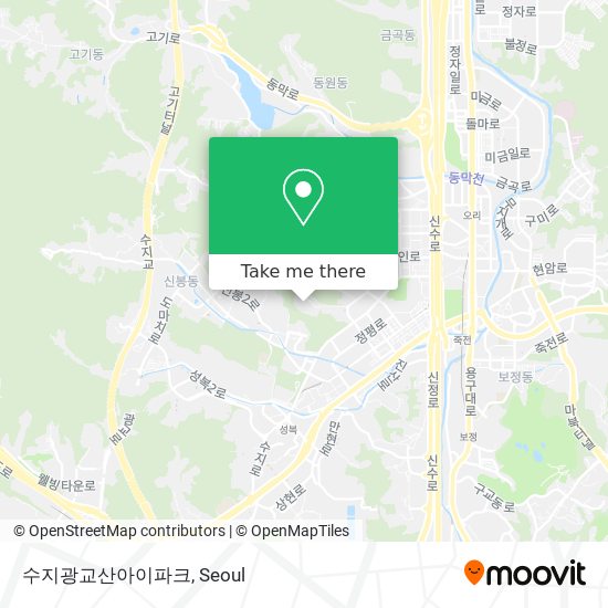 수지광교산아이파크 map
