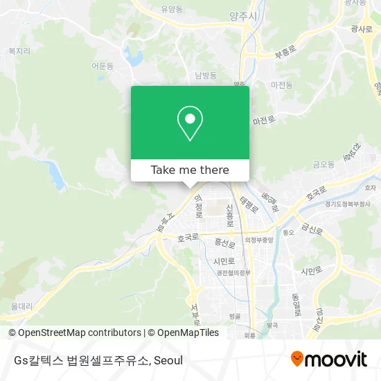 Gs칼텍스 법원셀프주유소 map