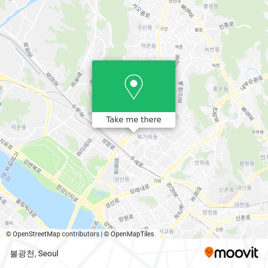 불광천 map