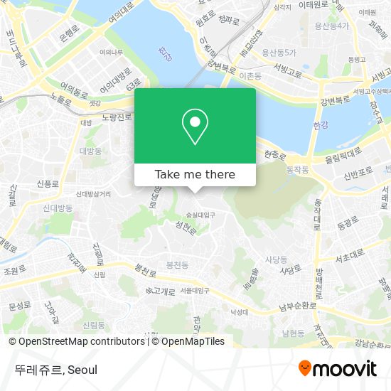 뚜레쥬르 map